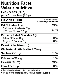 Saputo Gouda Cheese Slices, 180 g