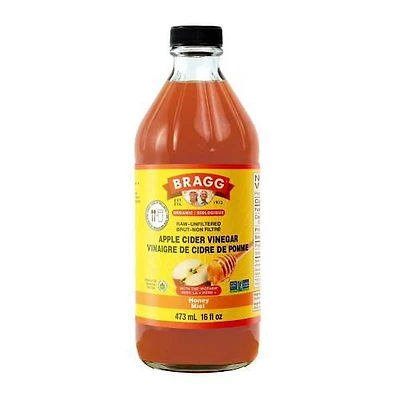 Vinaigre de cidre de pomme biologique Bragg Arôme Miel 473ml