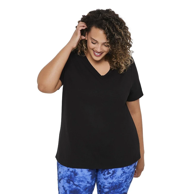 T-shirt de base Athletic Works Plus pour femmes