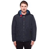 Dark Black Men's Reversible Jacket