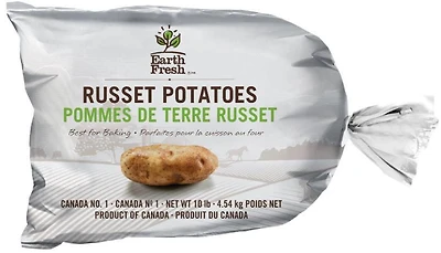 Potato, Russet, 10 lb bag