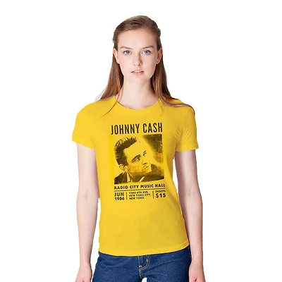 Women's short sleeve Johnny Cash t-shirt