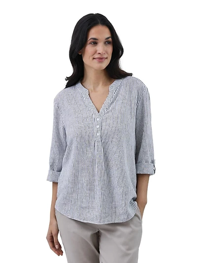 CHAPS LS LINEN RAYON