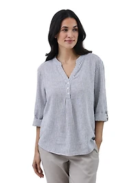 CHAPS LS LINEN RAYON