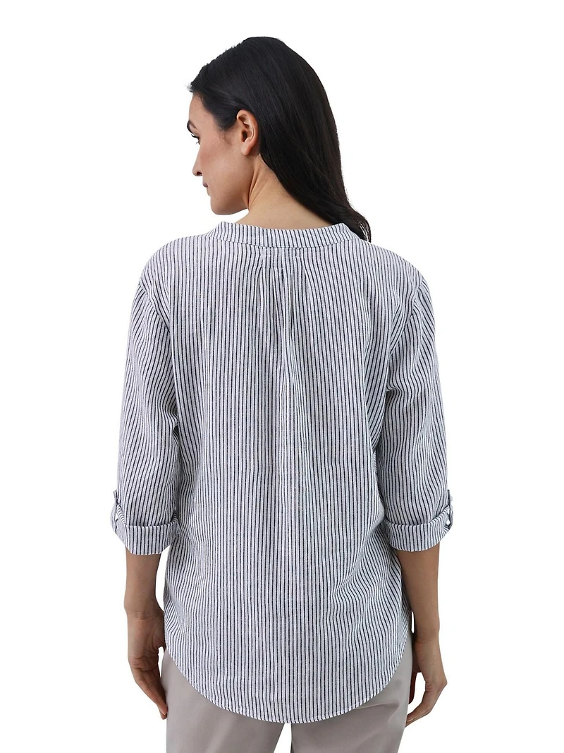 CHAPS LS LINEN RAYON