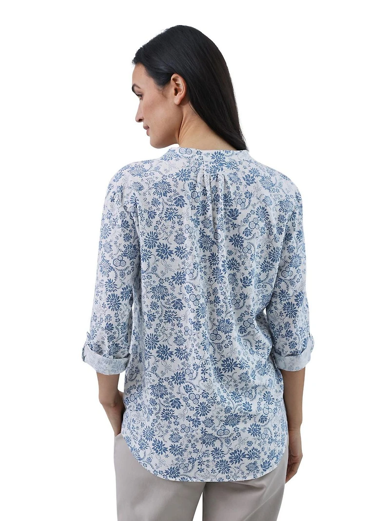 CHAPS LS LINEN RAYON