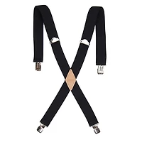 Genuine Dickies Men's 1-1/2” Leather Trim Suspenders