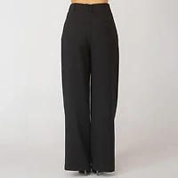 Devoted high waisted loose fit pleated waist pant