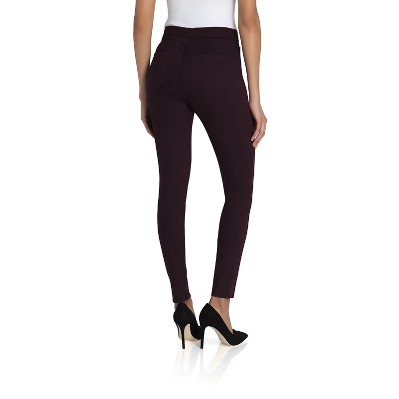 Jordache Women's Super Soft Exposed Elastic Waistband Legging