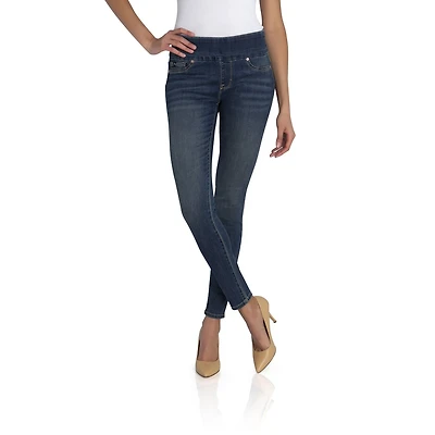 Jordache Women’s Shaping Wide Waistband Pull on Legging