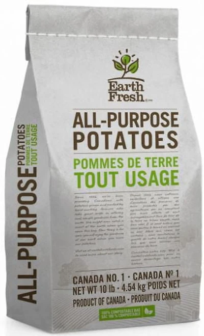 Pomme de terre blanches 10 lb