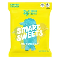 SmartSweets, Sour Blast Buddies, 50g Pouch, No artificial sweeteners and added sugar.