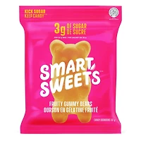 SmartSweets, Fruity Gummy Bears, 50g Pouch
