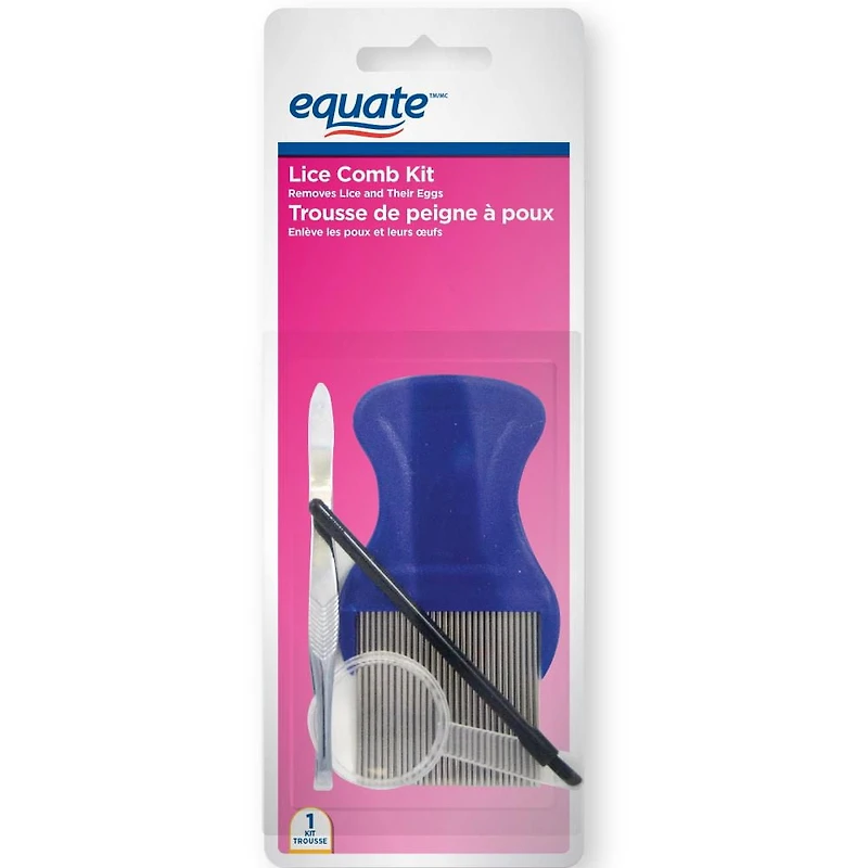 Equate Lice Comb Kit, Removes Lice
