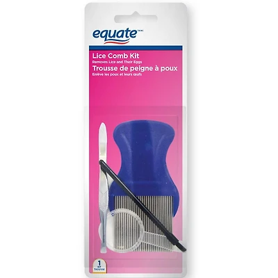 Equate Lice Comb Kit, Removes Lice