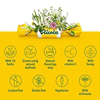 Pastilles Ricola à saveur de miel-citron avec échinacée en sac familial 45 unités