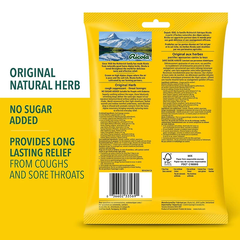 Original Aux Herbes san sucre 45 unités