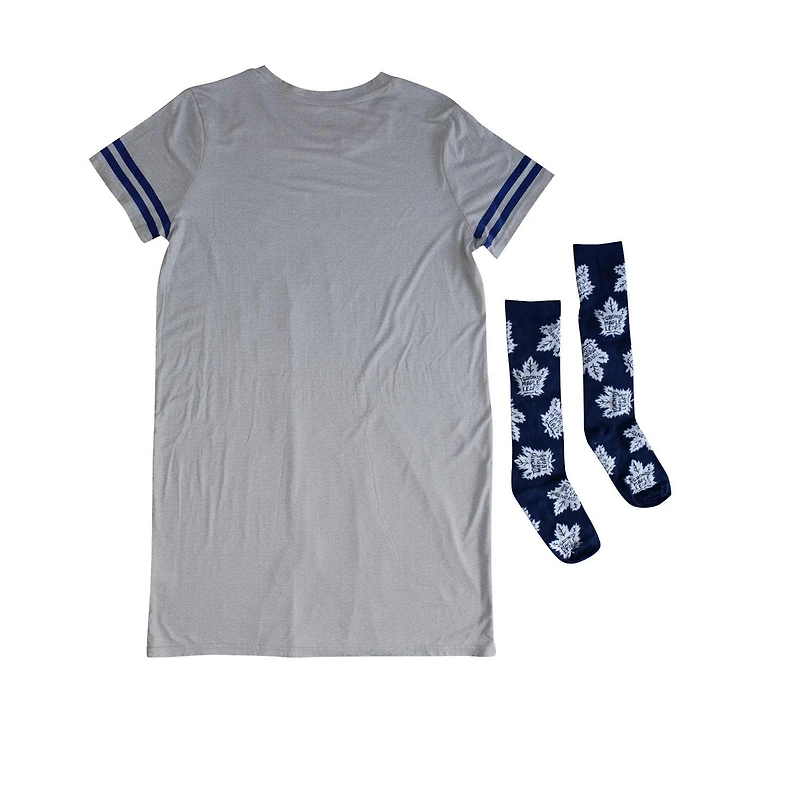 Ladies NHL 2 Piece Toronto Maple Leafs Hockey Sleepwear Set