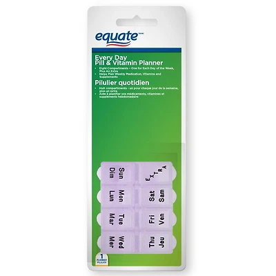 Equate Every Day Pill & Vitamin Planner
