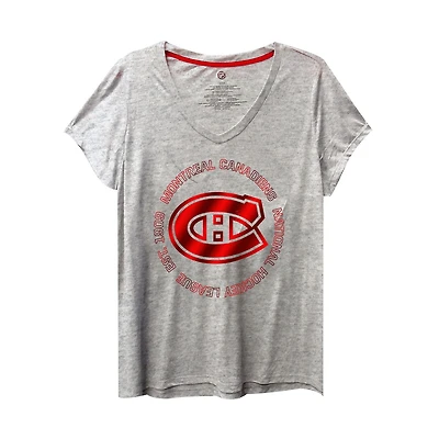 T-shirt LNH de Canadiens de Taille Plus pour femmes, grande taille