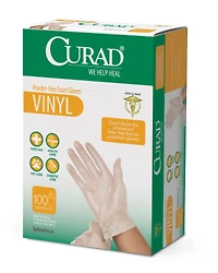 Curad, Powder Free Vinyl Gloves