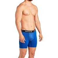 Paquet de 3 caleçons boxeurs haute performance Reebok à effet rafraîchissant pour hommes