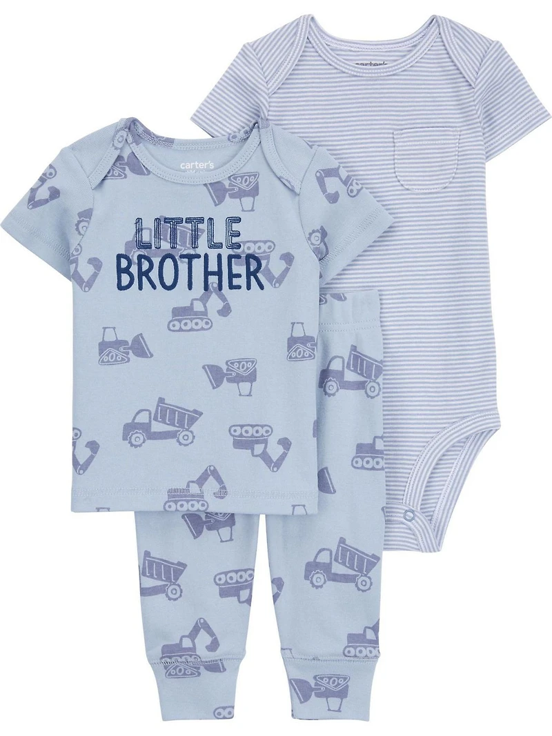 Carter's Child of Mine Ensemble 3 pièces Little Brother pour bébé garçon