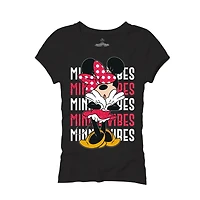 T-shirt à manches courtes Disney Minnie Shock Vibes pour fille