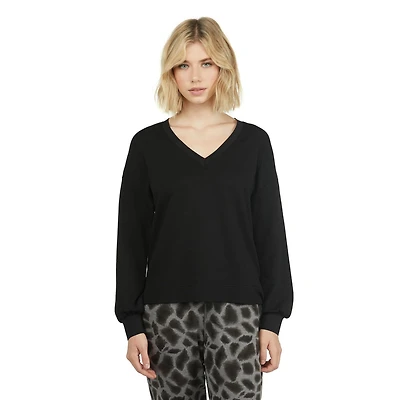 Haut stylisé à col en V MEXX pour femmes
