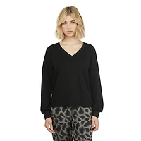 Haut stylisé à col en V MEXX pour femmes