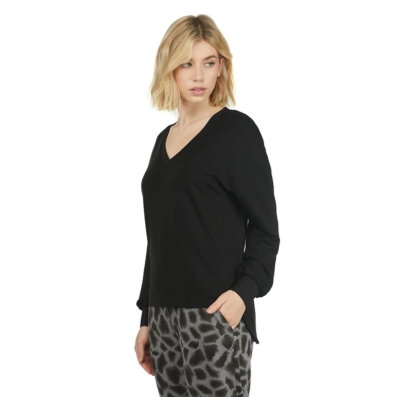 Haut stylisé à col en V MEXX pour femmes