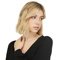 Haut stylisé à col en V MEXX pour femmes