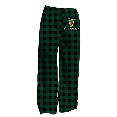 Guinness Mens Plaid Sleep Pants