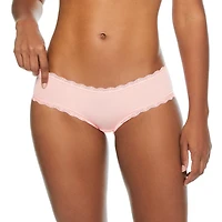 Lot de 3 culottes à taille basse bordées dentelle George pour femmes Tailles P–TG