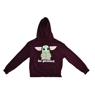 Ladies Star Wars The Child  Chibi Smile Hoodie