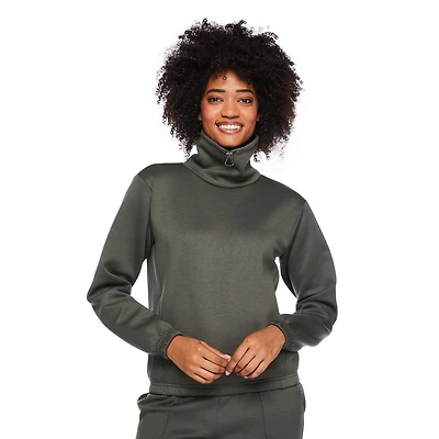 Athletic Works Women's Funnel Neckline Top