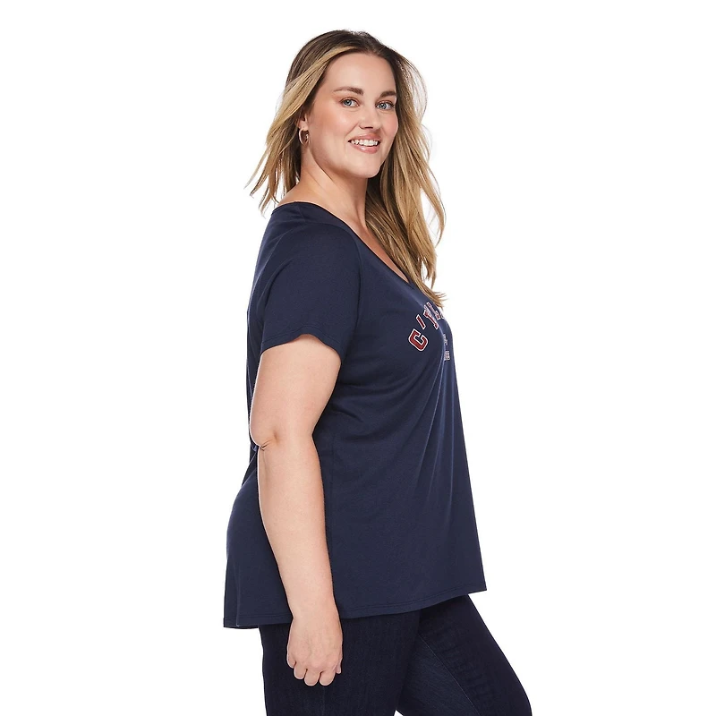 George Women's Plus V-Neckline Tee