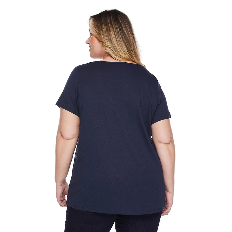 George Women's Plus V-Neckline Tee