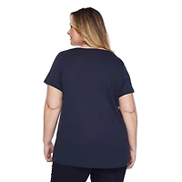 George Women's Plus V-Neckline Tee