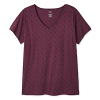 T-shirt avec encolure en V George Plus pour femmes Tailles 1X-4X