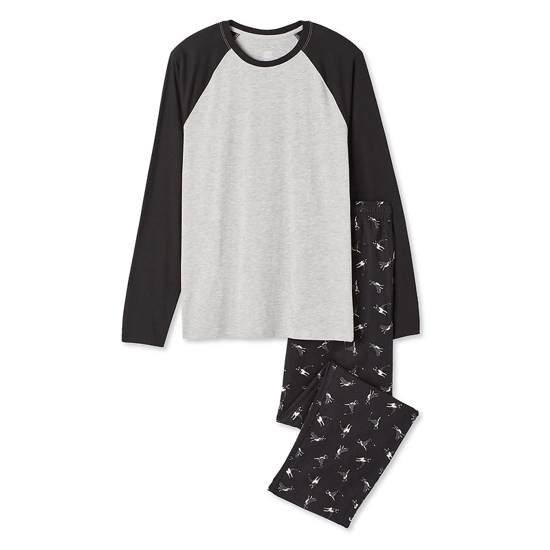 Pyjama à manches raglan 2 pièces George pour hommes