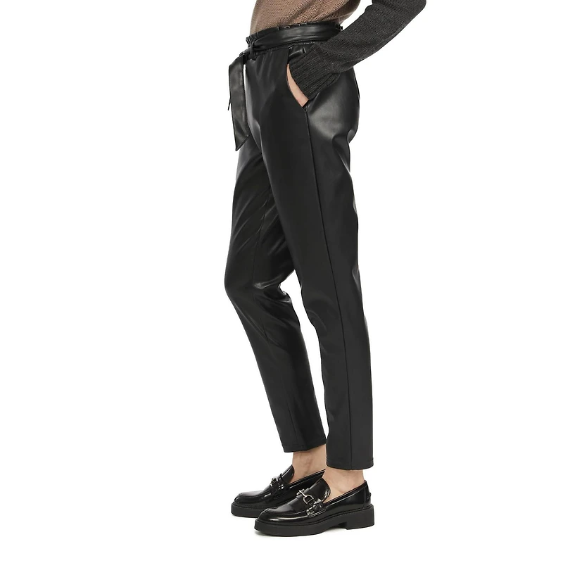 Mexx Women’s Pull-On Vegan Leather Pants