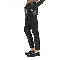 Mexx Women’s Pull-On Vegan Leather Pants