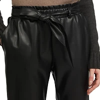 Mexx Women’s Pull-On Vegan Leather Pants