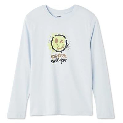 T-shirt à manches longues avec imprimé graphique George pour garçons