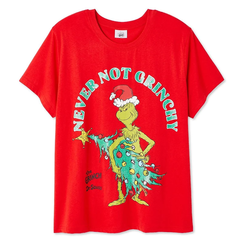 The Grinch Women's Plus Short Sleeve Tee