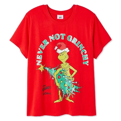The Grinch Women's Plus Short Sleeve Tee