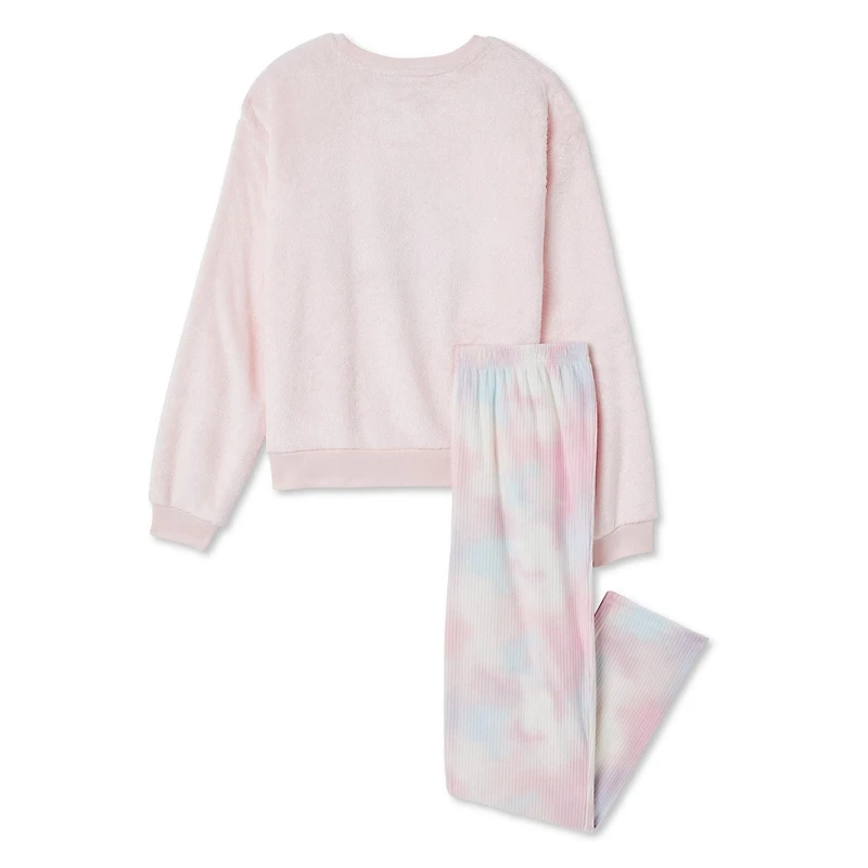 George Girls' Velour Pajama 2-Piece Set, Sizes XS-XL