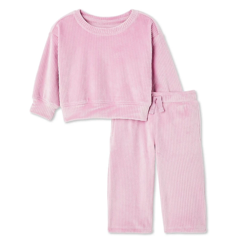 George Baby Girls' Velour 2-Piece Set