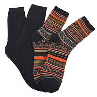 Lot de 2 paires de chaussettes douillettes style chalet George pour hommes